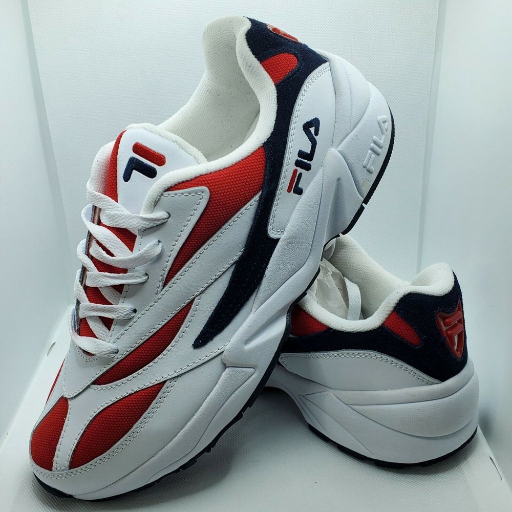 Fila V94m Fila RedWhiteFila Navy Mens Sz 10